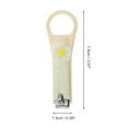thumbnail image 4 of Unique Bargains Cartoon Flowers Nail Clipper for Women and Men Beige 1 Piece Nail Tool, 4 of 6