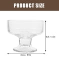 thumbnail image 5 of Glass Pudding Goblet Crystal Dessert Cup Fruit Bowl Salad Dish Appetizer Container(220ml), 5 of 6
