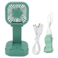 thumbnail image 2 of USB Desk Fan, Portable Table Cooling Fan Battery Powered, Folding Fan Handheld For Home, Office, Bedroom, Camping, Travel, 2 of 8