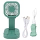 thumbnail image 1 of Ventilador plegable portátil recargable USB Sincero verde 3 niveles de velocidad, 1 of 10