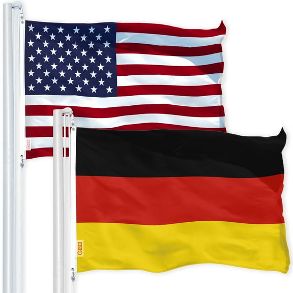 G128 - Wholesale LOT 3'x5' USA America Flag 150D Polyester & 3'x5' Germany Flag 150D Polyester