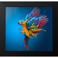 thumbnail image 2 of Almawash, Sulaiman 12x12 Black Modern Framed Museum Art Print Titled - Flying Colours, 2 of 5