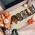 thumbnail image 5 of Thanksgiving Gobble Turkey Door Mat Fall Outside,Buffalo Plaid Welcome Mat for Front Door,Thankful Autumn Indoor Outdoor Non-Slip Rugs Doormat for Farmhouse Home Porch Decorations (30" x 17"), 5 of 5