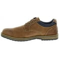 thumbnail image 3 of IZOD Jensen Brown Engineered Leather Mens Casual Shoes with Comfortable Memory Foam, Laces, Dark Taupe, 9 M US, 3 of 7
