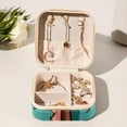 thumbnail image 6 of Easter Travel Portable Square Jewelry Box Organizer for Rings, Earrings, Necklaces, Bracelets, etc. for Girls and Women, 6 of 6