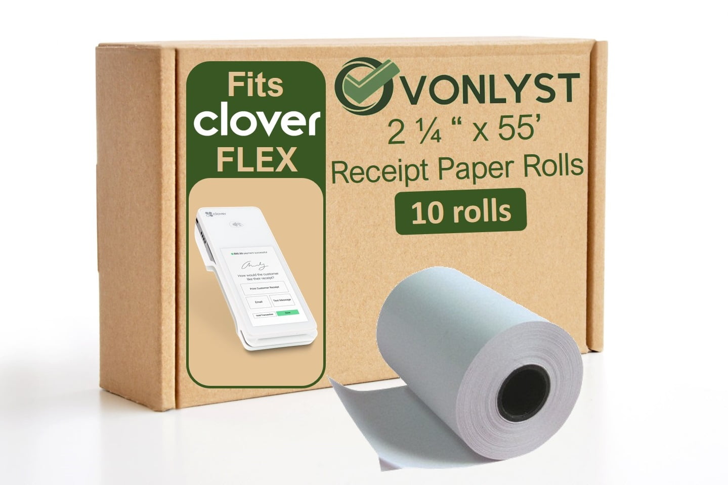 clover kitchen printer paper size