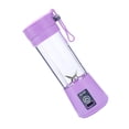 thumbnail image 2 of Exprimidor eléctrico portátil, licuadora multifunción USB de 380ml para zumo de frutas, color morado kenally HA4689-03B, 2 of 7