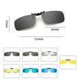 thumbnail image 2 of TOP-MAX Fashion Glasses Clip, Flip up Sunglasses Clip, Polarized Night Vision Sunglasses Clip, Anti-Glare (2pcs, Red), 2 of 7