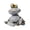 D, variant on KGJQ Garden Frog Statue, Cartoon Frog Figurine, Waterproof Resin Animal Sculpture for Yard Patio Lawn Decor
