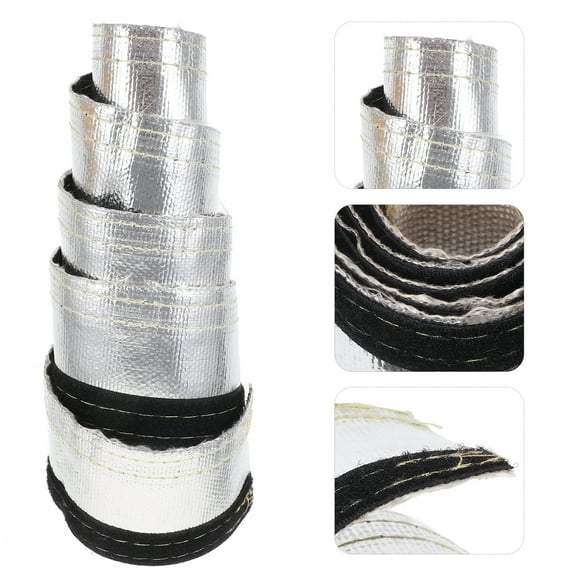 LEXSOMEO Car Heat Insulation Sleeve Wire High Temp Wrap Roll Car Brake Line Cable Protection Sleeve