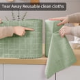 thumbnail image 2 of Beartech Microfiber Cleaning Cloth Roll,80 Pack Cleaning Towels,Lint Free Rags Paper Towels & Tear Away Reusable Towels,Washable Shop Rags Car wipe Cloth,Wash Cloths Dish Rags for Car Kitchen Window, 2 of 7