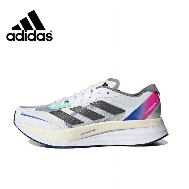 Zapatillas Adidas originales Adizero Boston 11 para hombre y mujer, nuevo estilo, para entrenamiento de maratón, zapatillas para correr, cómodas y transpirables