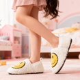 thumbnail image 5 of Smile Face Slippers Kids Cute Toddler House Slippers for Boys Girls Soft Non-Slip Home Shoes Warm Cozy Socks, 5 of 7
