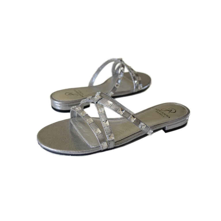 Adrianna papell silver sandals top