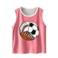 thumbnail image 2 of BLTIBY 2025 Girls Boys Tank Top Summer Sleeveless Funny T Shirt for Teen Toddler Infant Round Neck Printed Casual Fashion Vest Blouse Pink 6-7 Years, 2 of 6