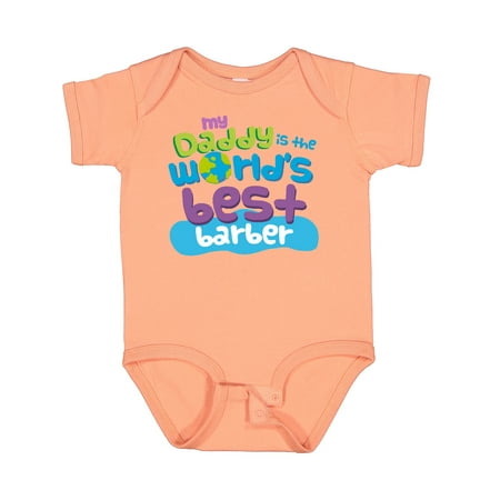 

Inktastic World’s Best Barber Daddy Gift Baby Boy or Baby Girl Bodysuit