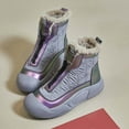 thumbnail image 6 of Purple Women'S High-Top Snow Boots With Fleece Lining, Thick Sole For Stability, Warm And Comfortable For Winter, 6 of 9