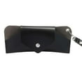 thumbnail image 2 of Glasses Case Holder Sunglasses Pouch Portable Fashion with Wrist Strap Eyeglass Bag Carrying Organizer for Office Beach Travel Hiking Black, 2 of 7