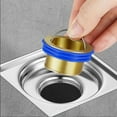 thumbnail image 4 of Aodebiao One Way Valve Drop-in Brass Drain Plug, Shower Floor Drain backflow Preventer, Anti-Odor Shower Drain Plug, Shower Stopper for Drain, 4 of 10