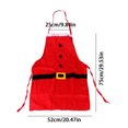 thumbnail image 3 of Bdday Merry Christmas Flannel Women Apron Kitchen Restaurant Cooking Bib Aprons, 3 of 4