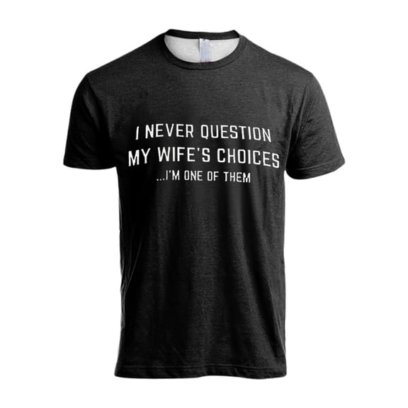 Yuhangmm Mens Tshirt Men T Shirts Funny Husband Boyfriend Tee Shirt Sarcastic Saying Humor Joke T Shirt For Men Black M