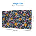 thumbnail image 3 of ZICANCN Gaming Mouse Pad, Cartoon Alien Galaxy Star Large Mouse Mat Desk Pad, Keyboard Mouse Mat, 15.8x29.5 inch, 3 of 9