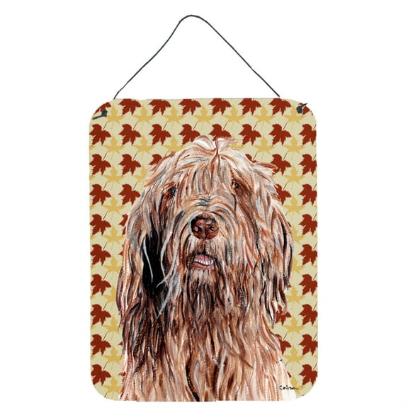 Otterhound Fall Leaves Wall or Door Hanging Prints
