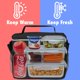 thumbnail image 2 of Bolsa de almuerzo Opux con aislamiento, suave, a prueba de fugas, 25 x 18 x 20 cm, 2 of 7