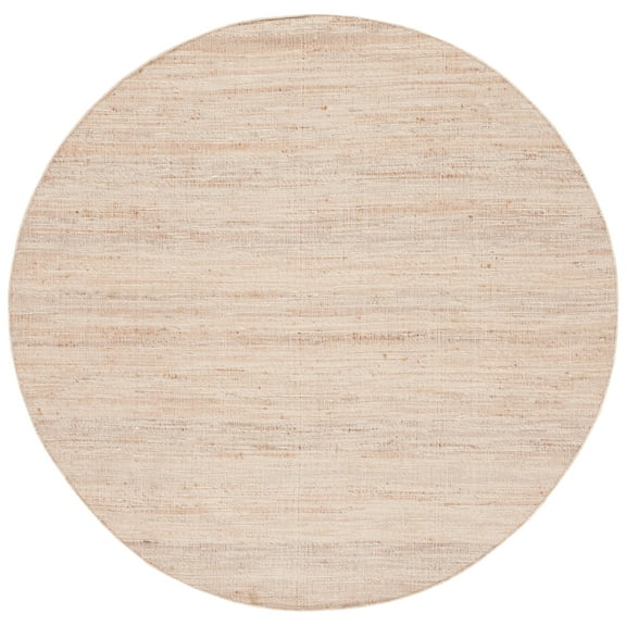 SAFAVIEH Natural Fiber Salma Solid Area Rug, Natural/Beige, 6' x 6' Round