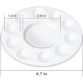 thumbnail image 2 of Tutuviw Paint Tray Palettes, Plastic Paint Pallets for Kids or Students to Paints on School Project or Art Class-9pcs, 2 of 8