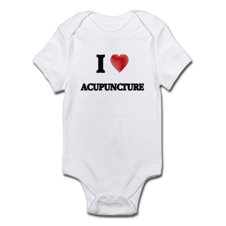 

CafePress - I Love ACUPUNCTURE Body Suit - Baby Light Bodysuit