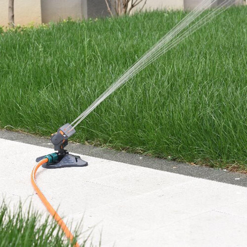 yaaqii Adjustable Wide Coverage 16-Hole Lawn Sprinkler for Outdoor Yard Garden