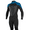 Black/ocean/brite blue (4212), variant on O'Neill Men's Epic 4/3mm Back Zip Full Wetsuit