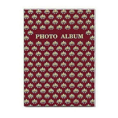 Flexible Cover Series Bound Photo Album, Designer Color Covers, Holds 24 5x7" Photos, 1 Per Page. Color: Burgundy.