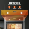 thumbnail image 6 of VEVOR Single Wall Oven, 24" Electric Built-in Wall Oven with 9 Cooking Functions, 2.68 Cu.Ft Electric Wall Ovens with Timer, 2800W Electric Oven with Baking Rack and Tray, for Kitchen, 6 of 9