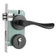 thumbnail image 1 of Juego de Manija de Palanca de Bloqueo de Accesorios de Hardware, Juego de Cerraduras de Puerta de Resistencia Al Desgaste, Negro para la la Sala de Estar de la Sala de Estar en Casa, 1 of 7