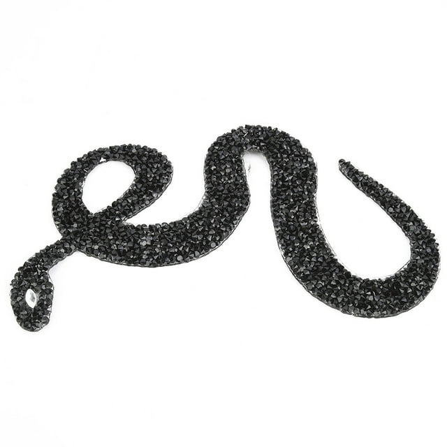Beautiful Applique, Snake-Shaped Decoration, Rhinestones Applique, Wedding Dress Trim, For Clothes Dress DIY Accessary Home