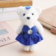 thumbnail image 6 of Cute Mini Hard foam Decoration Valentine's Day Cartoon Plus Plush Bouquet Bear Small Teddy Bear Plush Doll Kid Toys COFFEE, 6 of 8