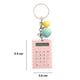 thumbnail image 5 of Mini calculadora portátil con llavero estilo galletas, calculadora de bolsillo de color caramelo, calculadora bonita con batería de botón ultrafina 273, 5 of 7