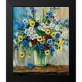 thumbnail image 2 of Schottler, Katharina 20x24 Black Modern Framed Museum Art Print Titled - A vase with pansies, 2 of 5