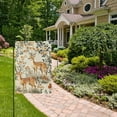 thumbnail image 2 of Yayeee Garden Flag 12" x 18" Double Sided Outdoor Yard Lawn Holiday Decorations, Deer Pattern, 2 of 6