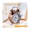 thumbnail image 3 of Reloj Despertador Analógico Lab.G Estilo Vintage Cobre, 3 of 5
