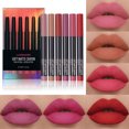 thumbnail image 2 of Set de pintalabios HUOGUO Ice Matte Easy To Colour (6 unidades), 2 of 5