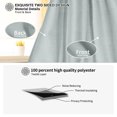 thumbnail image 4 of PiccoCasa Blackout Curtains Rod Sliding Door Drapes Rod Pocket, Gray W25" x L40", 4 of 8