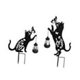 thumbnail image 1 of Lámpara solar de gato para jardín, luz nocturna, decoración artística, balcón, de granja navideño, patio trasero, accesorio de iluminación sola, 1 of 8