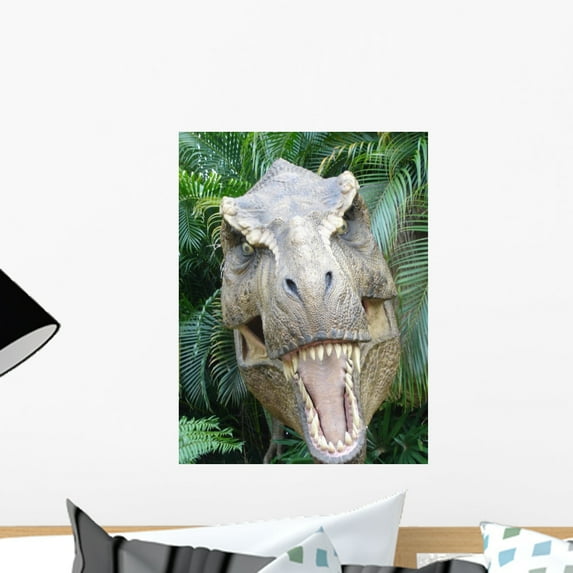 Dinosaur Wall Mural by Wallmonkeys Peel and Stick Graphic (18 in H x 14 in W) WM55515
