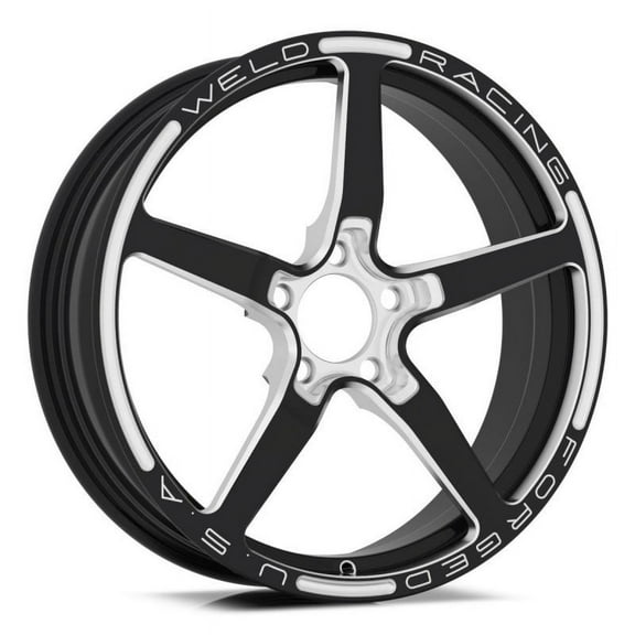 Weld Alumastar 1-Piece 18x6 / 5x115 BP / 2.7in. BS Black Wheel - Non-Beadlock - 88B-1806245