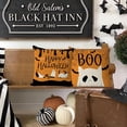 thumbnail image 4 of Halloween Pillow Covers 18x18 Inch, Decorative Throw Pillow Case with Black Cat Design, Farmhouse Couch Cushion Cover for Indoor Outdoor Home Sofa Decor, 4 of 4