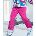 thumbnail image 4 of Seyurigaoka Children's Walking Ski Pants Boys Girls Outdoor Waterproof Windproof Warm Ski Jogger Suspender Pants, 4 of 6