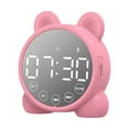 AURIGATE Kids Bedroom Alarm Clock Bunny Ears Wake Up Light Can Wake Up